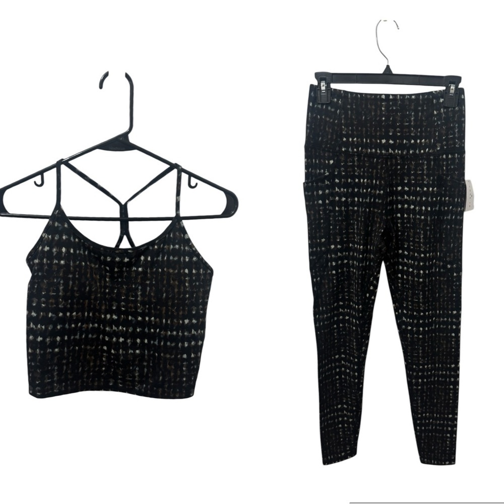 Core 10  Women's Leggings and Sports Bra Tank Set Size Small